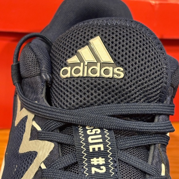 Adidas Navy and White don issue 2 FW8561 Athletic Shoes - Picture 3 of 14